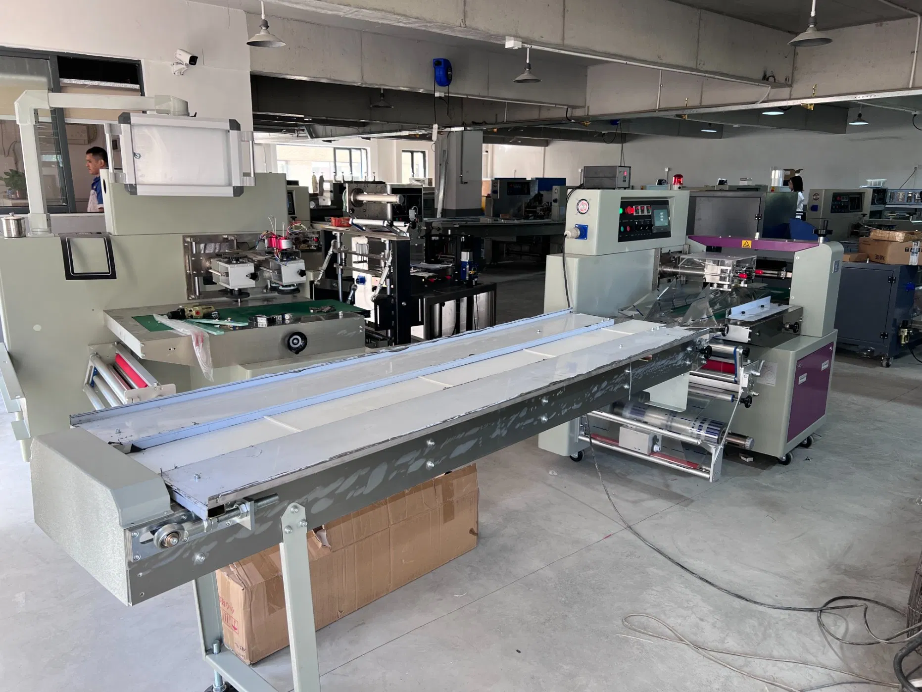 Multi-Function Pillow Type Flow Cosmetic Bottle Packing Machine for Skin Care Products Flow Phone Case Clear Battery Daily Use Pillow Packaging Machine