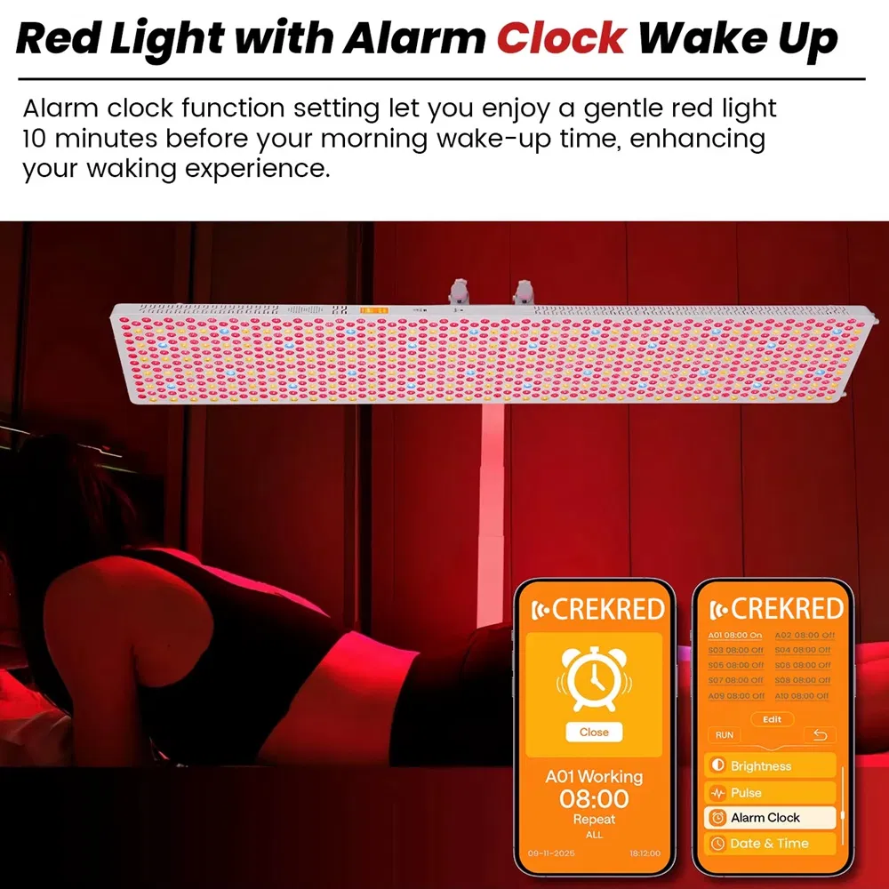 9 Color LED Blue Red Light Therapy Panel for Home Full Body Skin Beauty Rejuvenation, Music Player Humidity Infrared Lamp Pain Relief PDT Machine