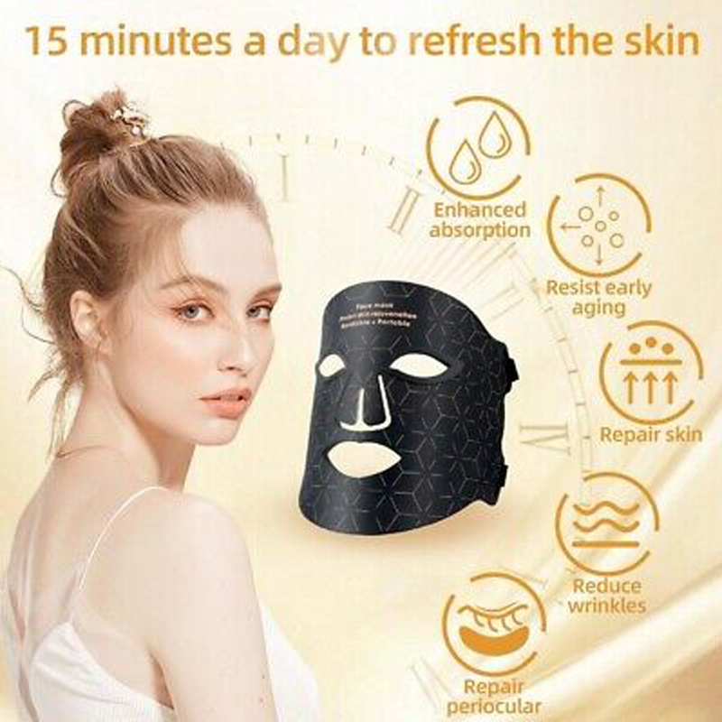 Advanced LED Light Therapy Device for Facial Rejuvenation