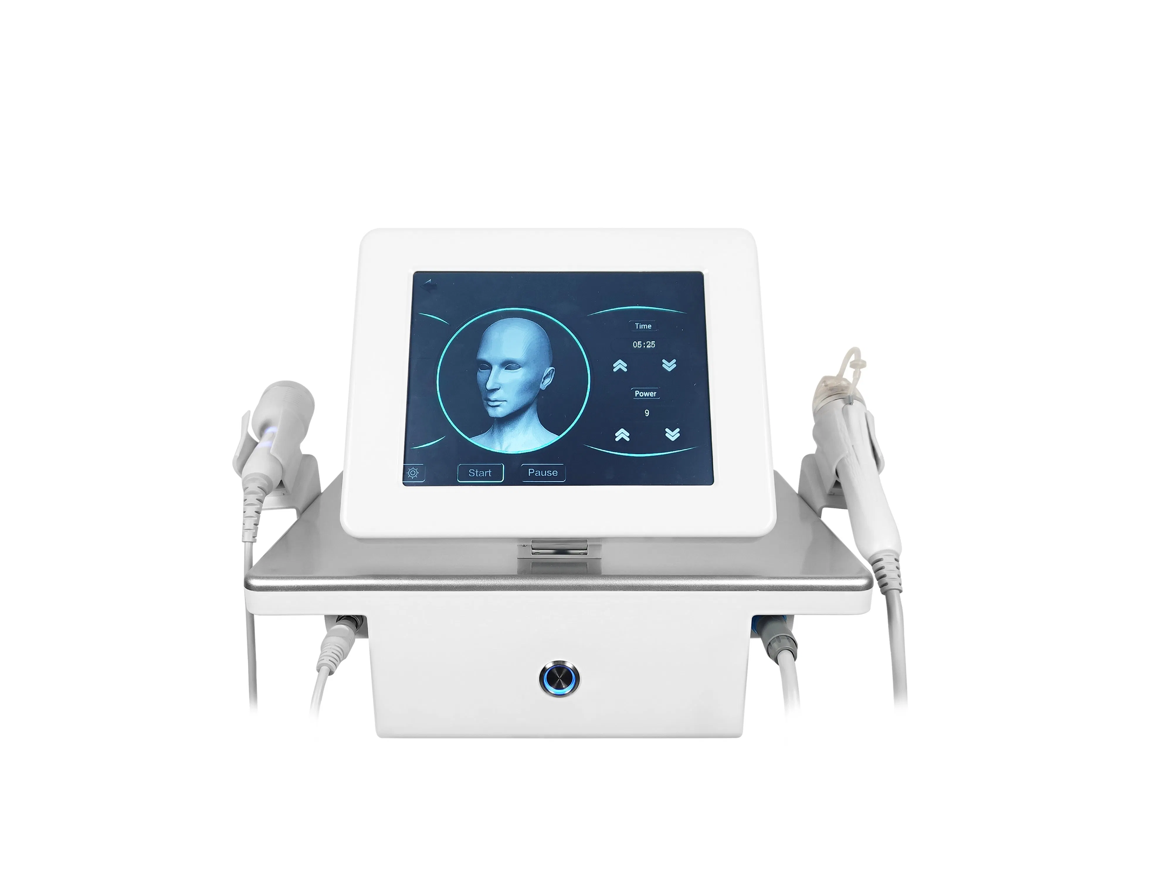 Portable 10p 25p 64p Nano Tip Gold RF Skin Tightening Machine 2 in 1 with Cold Hammer Home Use Beauty Equipment