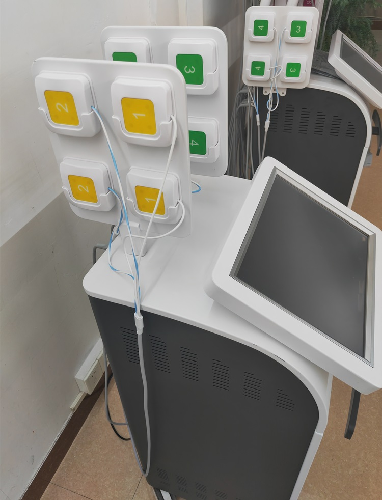 Professional Electric and Monopolar RF Trusculpt Body Sculpting Muscle Building Device with 8 Trusculpt Flex Gel Pad