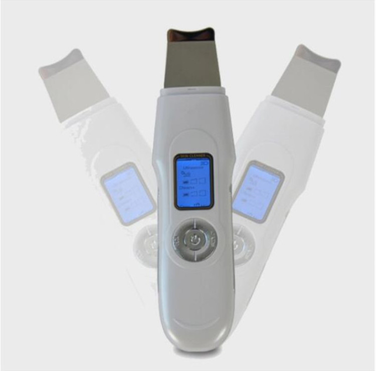 Handheld Pore Cleaner Facial Ultrasonic Skin Scrubber for Deep Cleaning