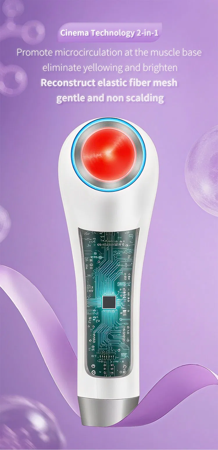 Home Use Beauty Face Lifting Massager Device Facial Vibration Photon Skin Care Skin Rejuvenation Face Lifting Hot Massage Home