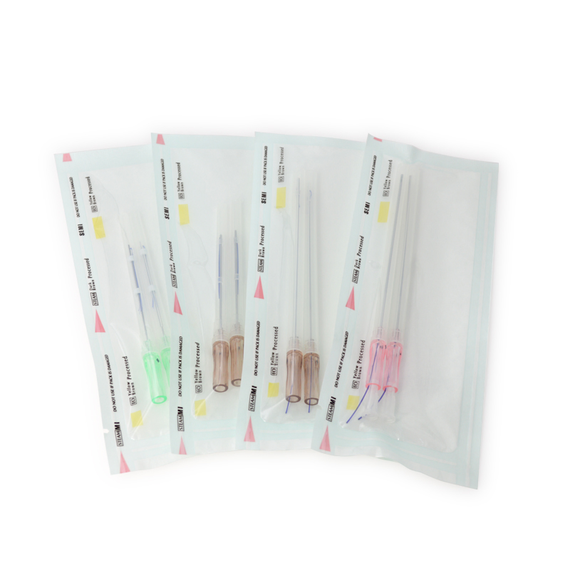 Absorbable 21g 100mm 6D Cog Pdo L Blunt Cannula Thread Face Lifting