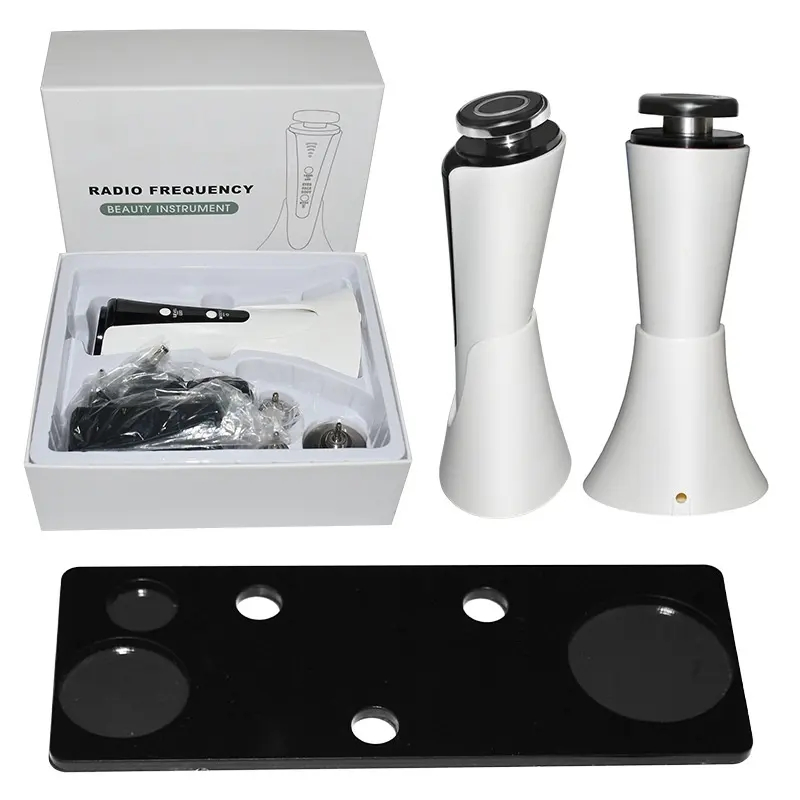 Beauty Device 3 in 1 448kHz RF Massage Wrinkle Remover Skin Tightening Skin Care Device with LED Light Therapy