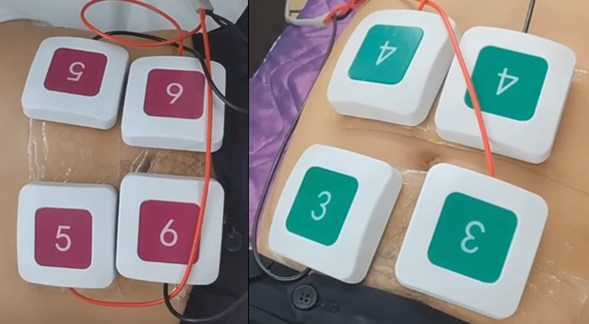 Professional Electric and Monopolar RF Trusculpt Body Sculpting Muscle Building Device with 8 Trusculpt Flex Gel Pad