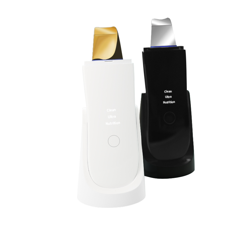 Waterproof Ultrasonic Skin Shovel Face Scrubber with Mist for Skin Care