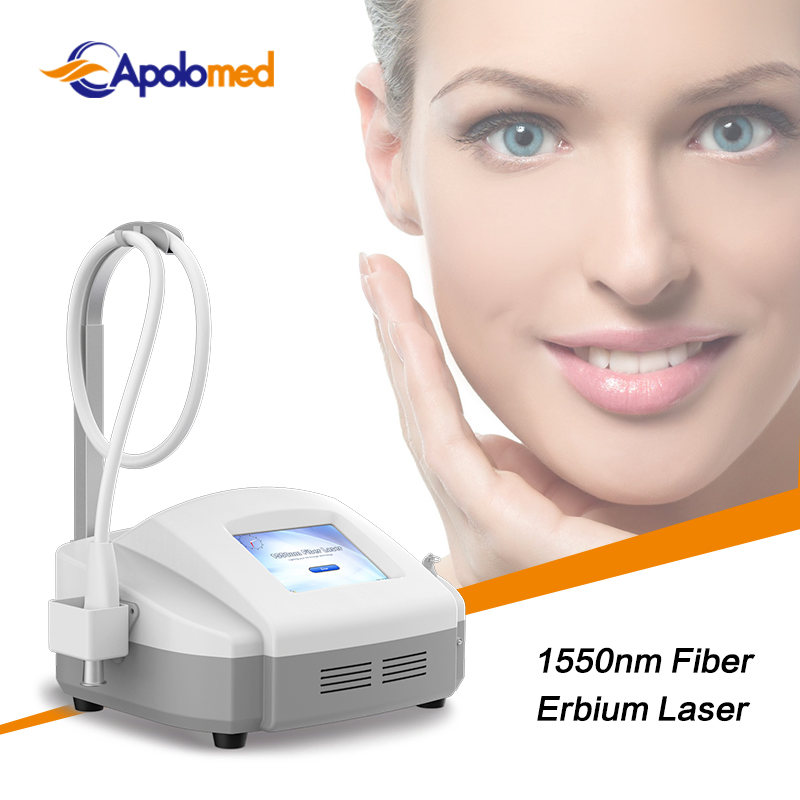 Erbium Glass Fractional Laser 1550nm Skin Rejuvenation Fiber Laser Beauty Machine for Home Laser Skin Tightening