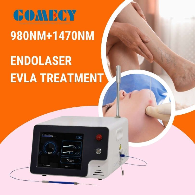 1470nm Laser Surgery Equipment Evlt 980nm 1470nm Endolift Laser Equipment Face Shaping