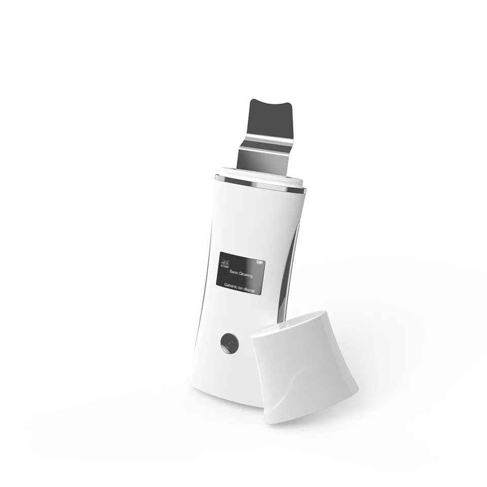 Ultrasonic Beauty Salon Use Remove Blackhead Pore Clean Peeling Exfoliating Facial Sonic Portable Spatula Face Skin Scrubber