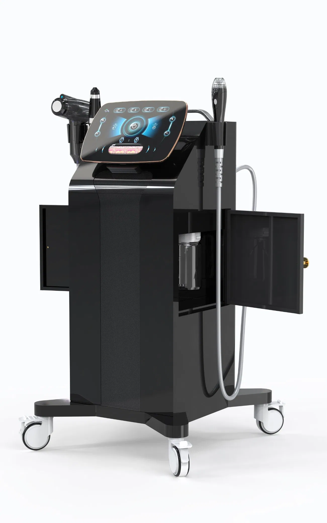 Advanced Bubble Feishuttle Skin Care System with Vacuum Spiral Technology - 3-in-1 Cleaning Hydrating and Cooling Device