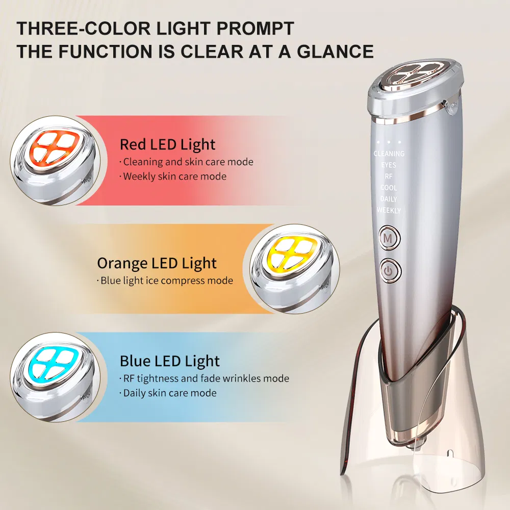 Radio Frequency Facial Wrinkle Reduce Anti Aging Home RF Beauty Device