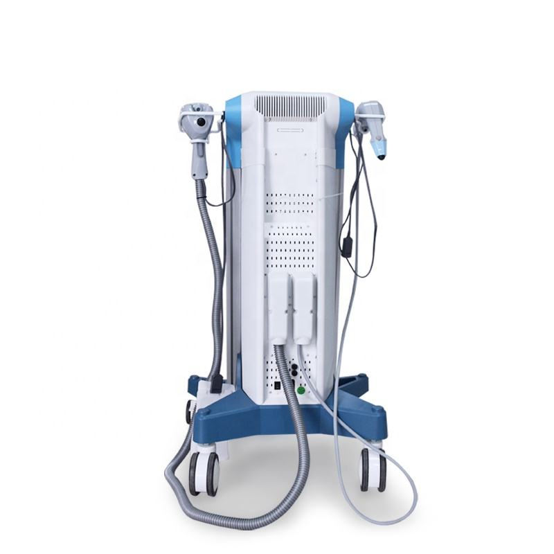 2 in 1 Vertical RF Ultrasound Face Lifting Machine Body Slimming Wrinkle Removal RF Cellulite Removal Machine