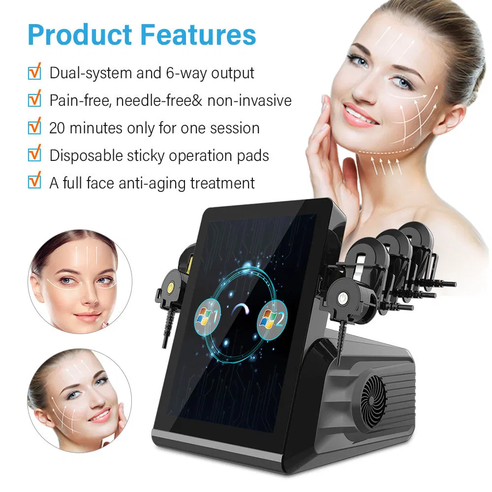 PE Face Microcurrent EMS Muscle Stimulate Machine Home Use Lifting Facial RF Skin Tightening EMS Machine