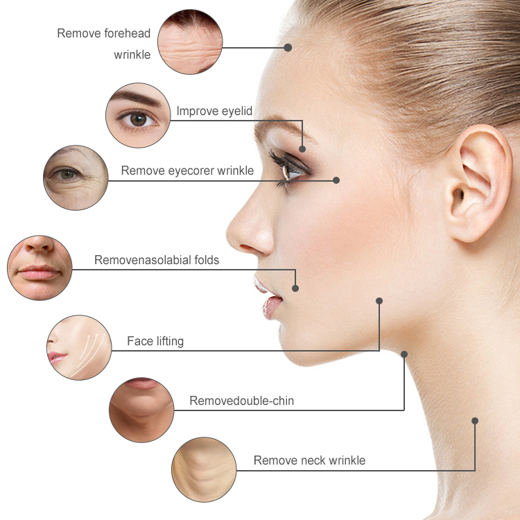 Beauty SPA Salon Use EMS Microcurrent Face Lifting Micro Current Machine RF Radio Frequency Massage Facial Toning Device