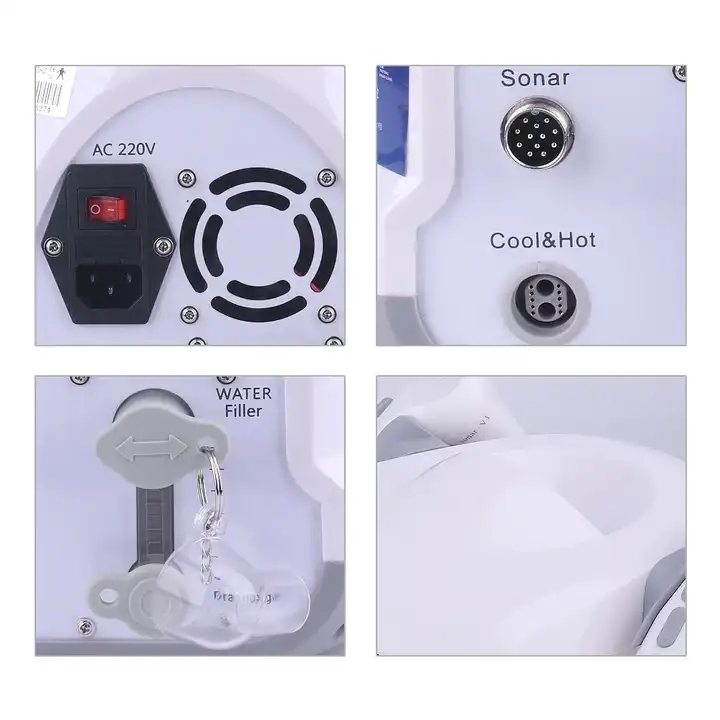 Sonar Magnetic Energy Anti Aging Frequency Cryo Electroporation Beauty Device