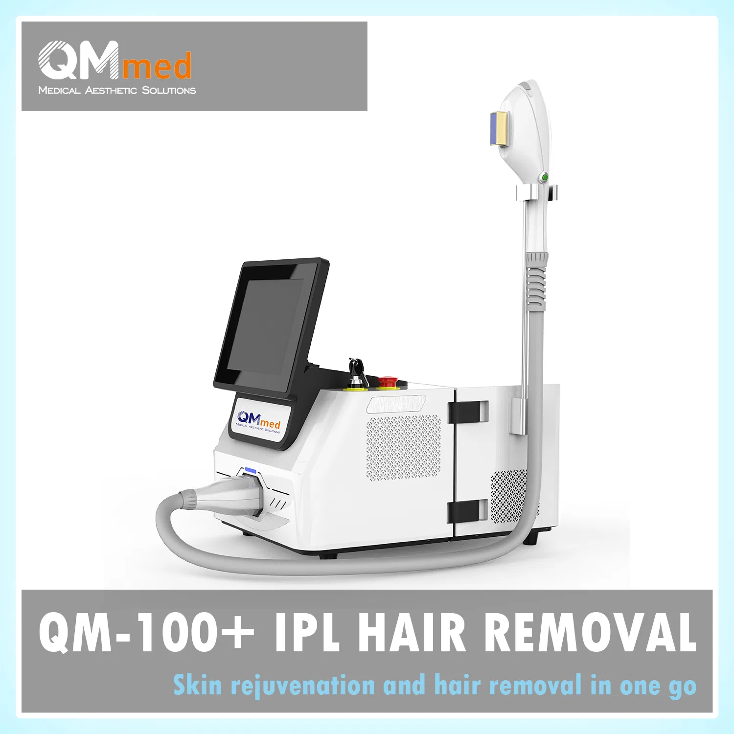 Portable IPL Laser Hair Removal &amp; Skin Rejuvenation Machine for Body Hair Removal, Pigmentation Correction &amp; Gentle Face Care for Home &amp; Small Salon Dual-Scene