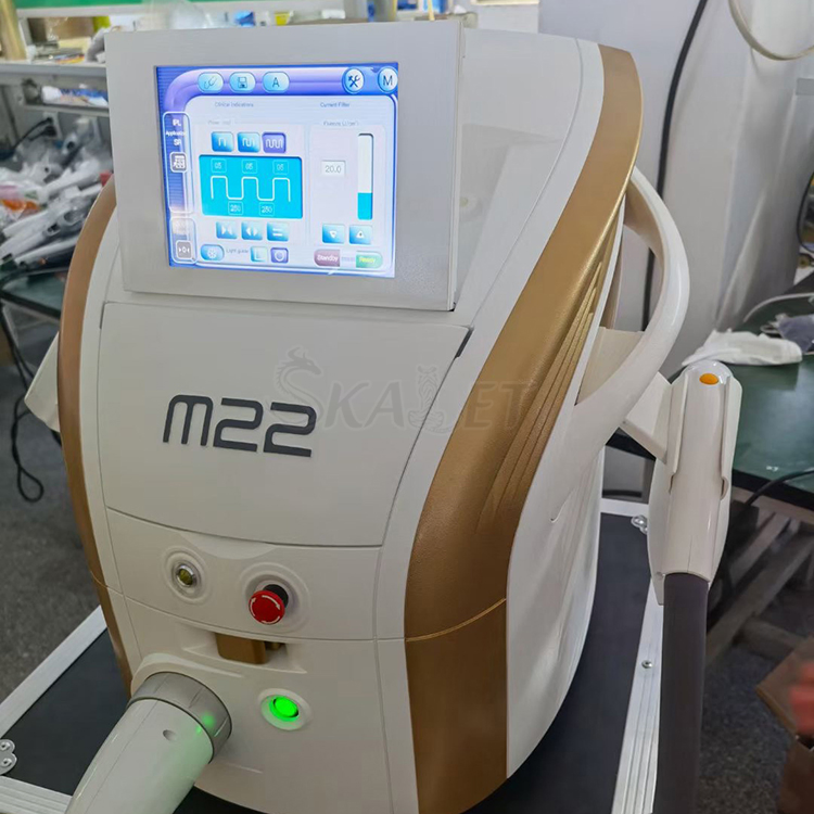 Professional IPL M22 Skin Care System Device with Anti Aging and Deep Pore Cleansing Tattoo Removal