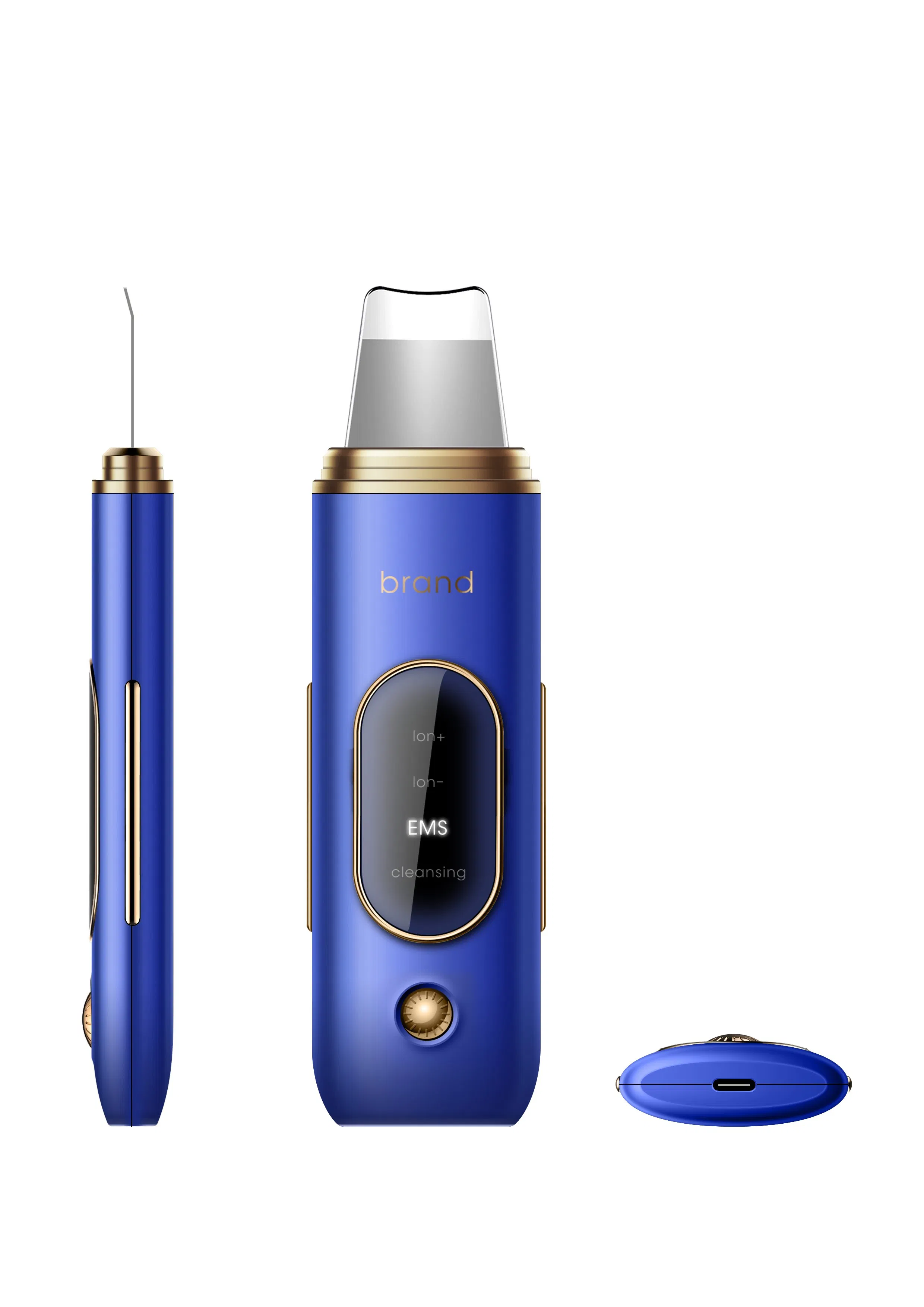 Ultrasonic Face Cleanser Handhold Beauty Device Skin Scrubber