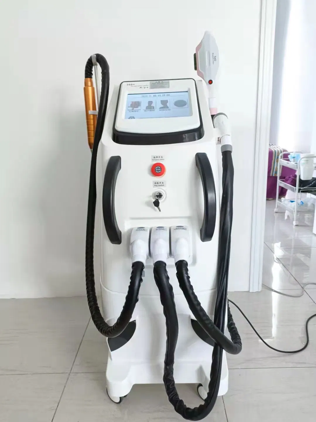 New Arrival 3 in 1 808 Diode Laser Pico Laser Tattoo Removal and Hair Removal Machine Best Home Ladies Facial Hair Remover