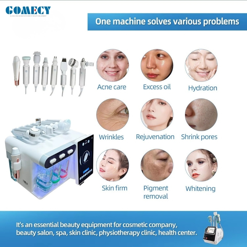 Newface Hydra SPA 8 in 1 Facial Skin Analyzer and Micro Bubble Hydro Dermabrasion Beauty Device