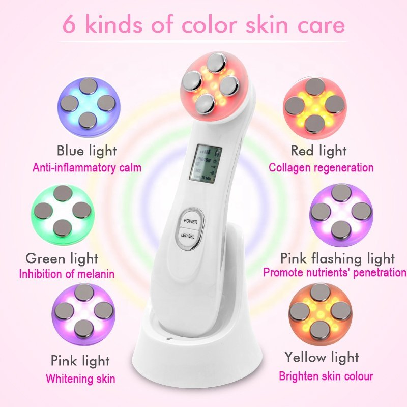 Portable Mini RF Facial Device, Radio Frequency Machine for Skin Tightening