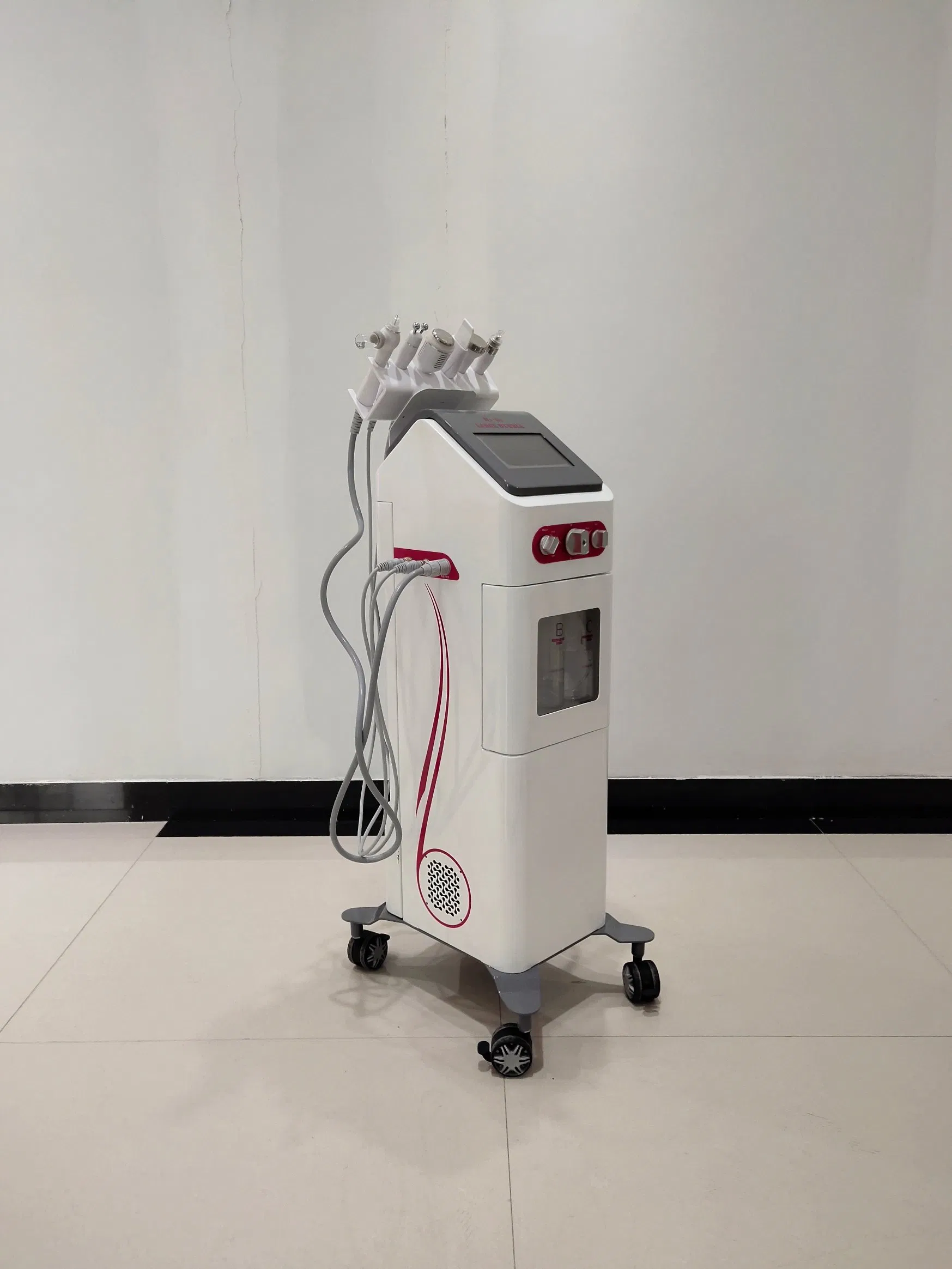 6 in 1 H2O2 Hydra Oxygen Jet Peel Skin Care Facial Cleaning Hydro Dermabrasion Skin Rejuvenation Beauty Device