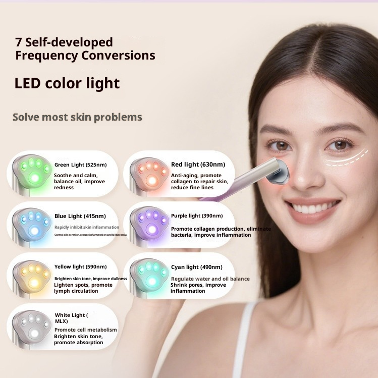 Facial Massager Skin Tightening Device Red Light Therapy for Face and Neck Microcurrent Facial Device