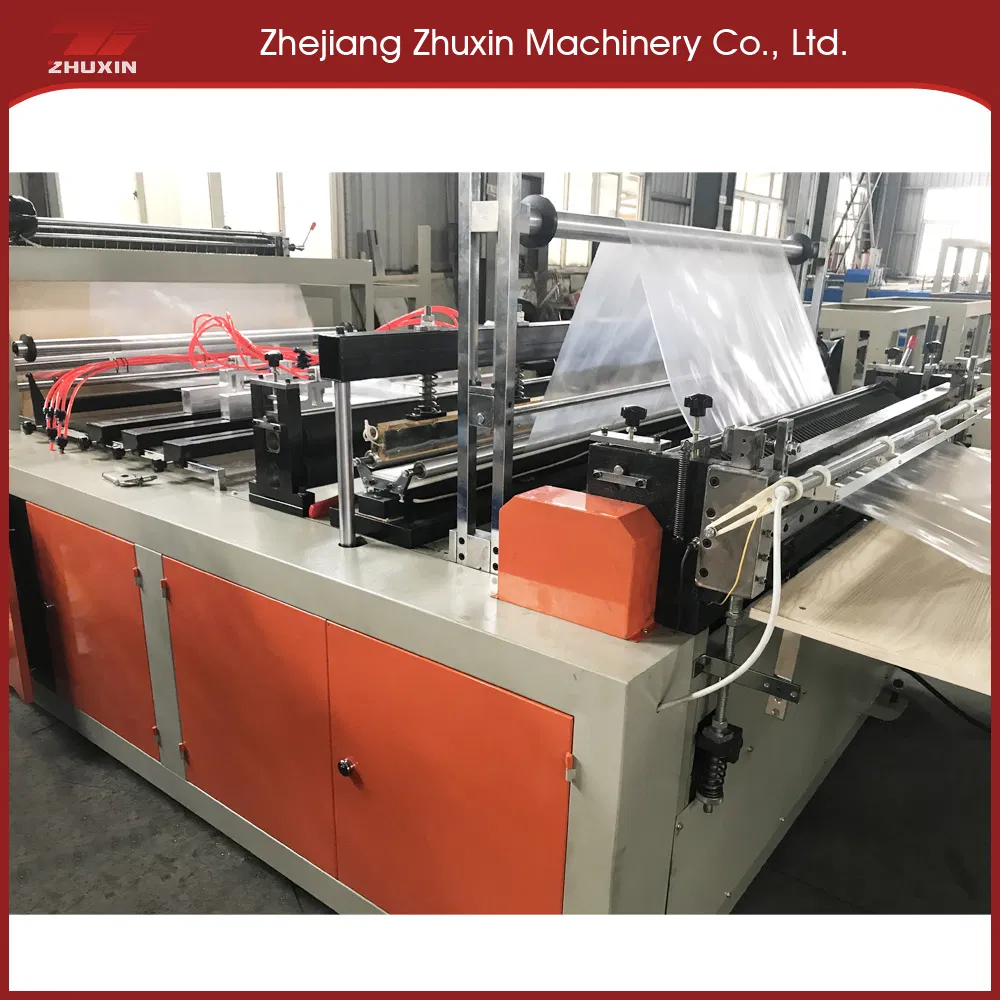 Double Layer Four Channels Hot Sealing and Cold Cutting Bag Making Machine