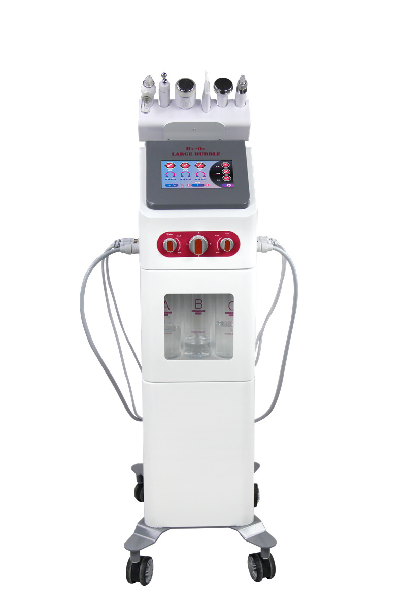 6 in 1 H2O2 Hydra Oxygen Jet Peel Skin Care Facial Cleaning Hydro Dermabrasion Skin Rejuvenation Beauty Device