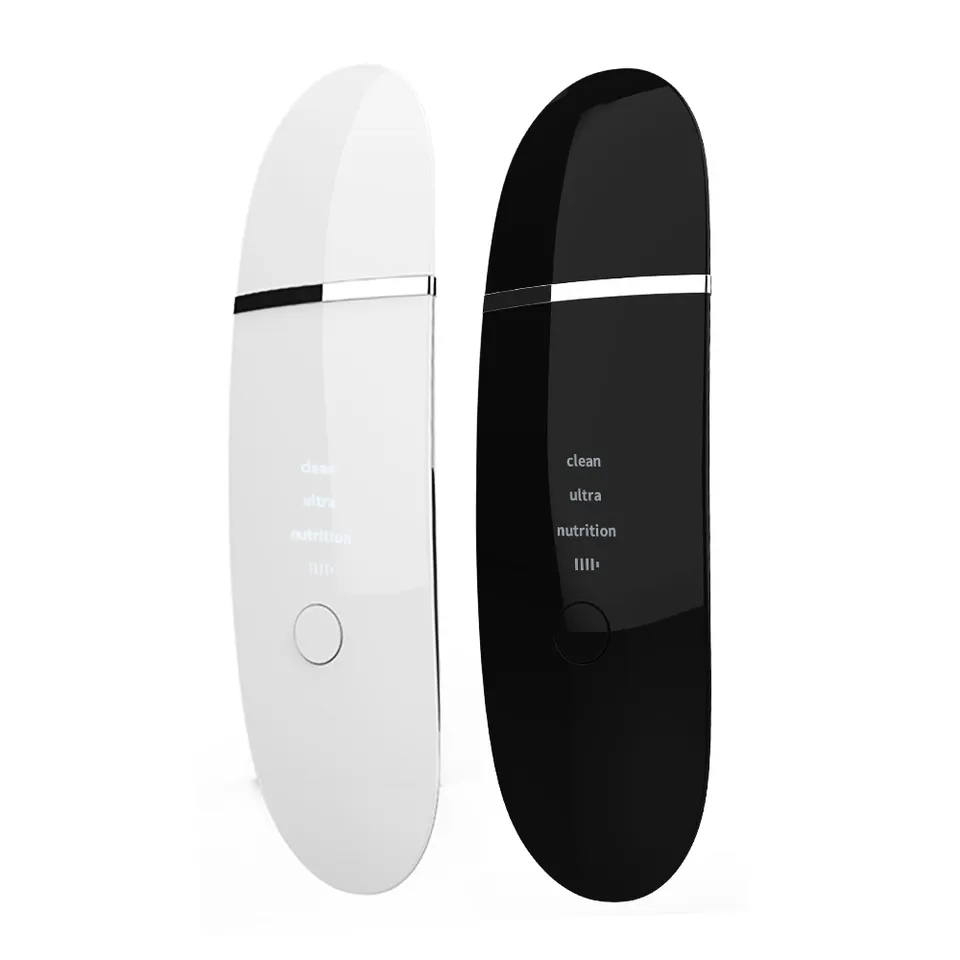 Skin Cleaning Wireless Charging Facial Waterproof Ultrasonic Home Use Peeling Blackhead Large Pore Acne Remove Skin Scrubber