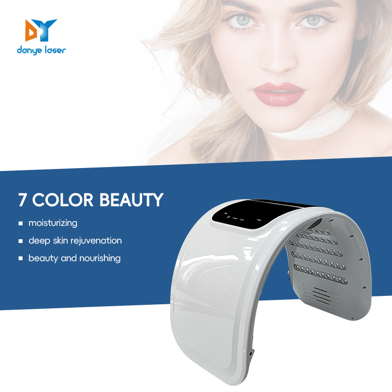 Hot Sale Facial Skin Beauty 7 Colors LED Face Light Therapy Device