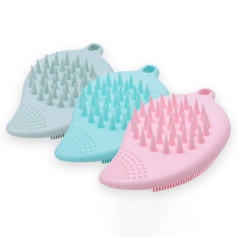 Silicone Facial Cleansing, Blackhead Removal, Hair Washing, Massage &amp; Nasal Cleansing Soft Brush