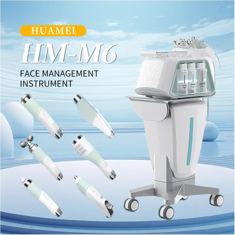 High Quality M6 Multi-Function Hydro Dermabrasion Water Skin Peel Facial Skin Care Beauty Machine Discount Price
