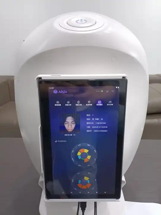 Portable 3D Beauty Face Skin Analyzer Equip Analyzer Facial Care Skin Analyzer Salon Machines Skin Test Device Price for Sale
