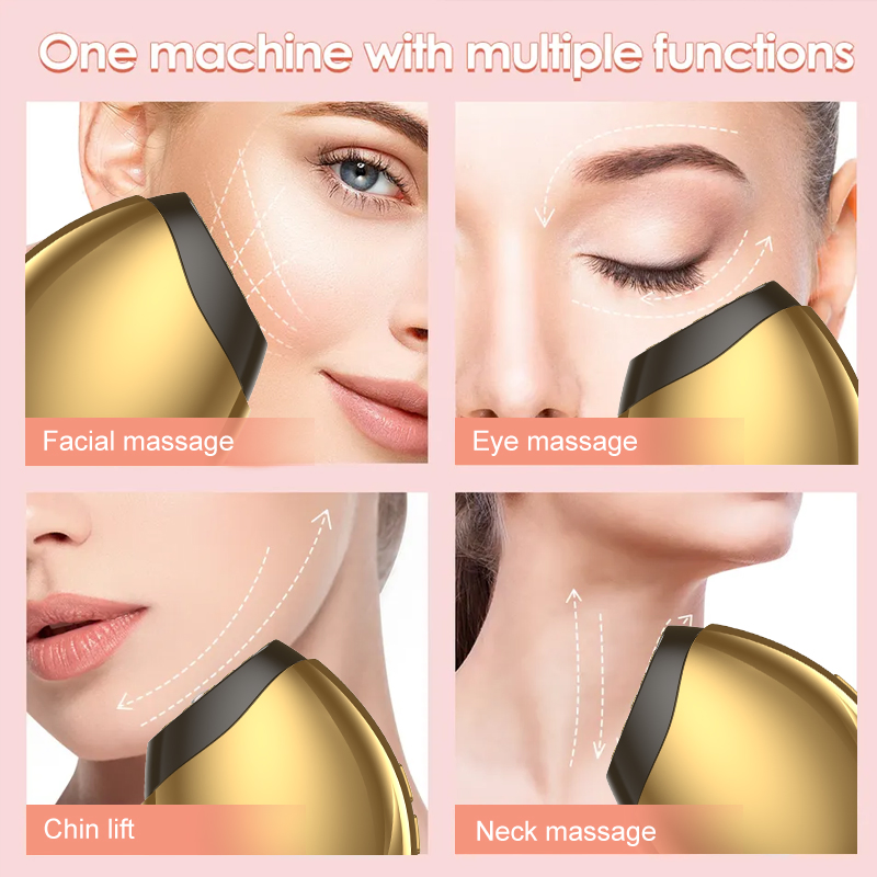 Pakiss Neck Face Beauty Massager Manufacturer - 4-in-1 Red Light Therapy &amp; Microcurrent for Anti-Wrinkle, Skin Tightening &amp; Lifting, Home Use Portable Device