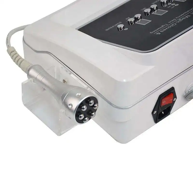 Skin Beauty Equipment SPA Salon Use EMS Microcurrent Gloves Face Lifting Micro Current Microcorriente Machine RF Radio Frequency Massage Facial Toning Device