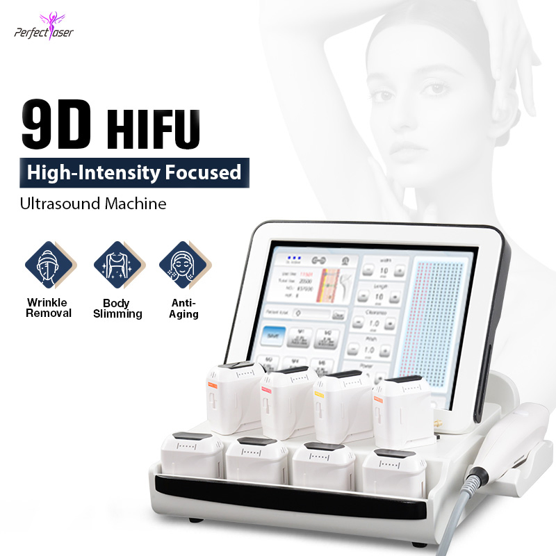 Perfectlaser Non-Invasive Skin Rejuvenation Home 9d Wrinkle Remove Face Reyouth Body Slimming Fine Line Removal Hifu Beauty Machine