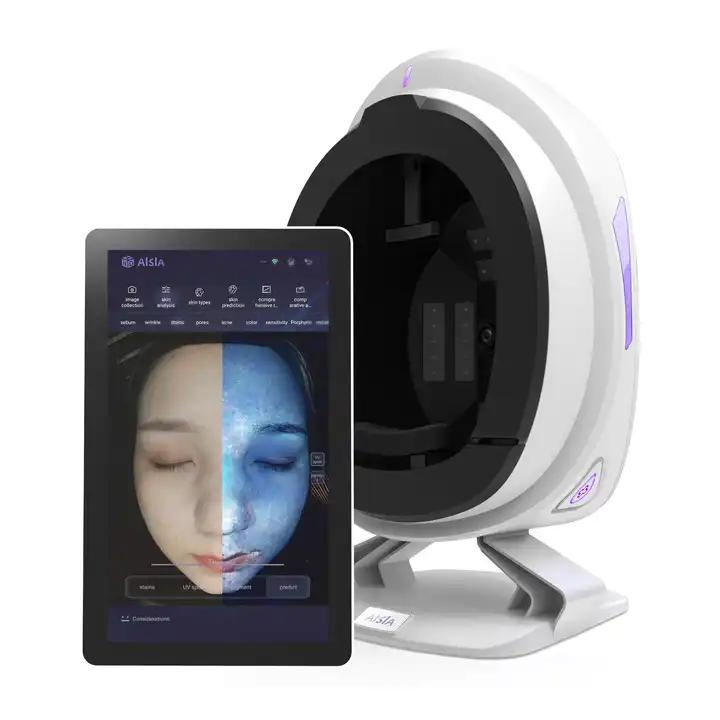 Portable 3D Beauty Face Skin Analyzer Equip Analyzer Facial Care Skin Analyzer Salon Machines Skin Test Device Price for Sale