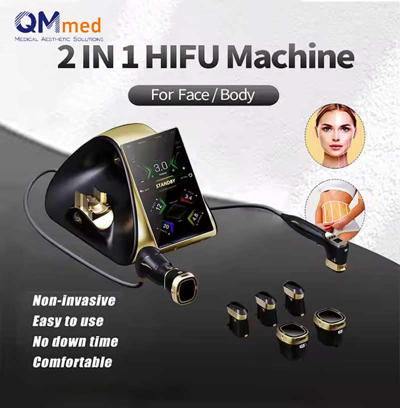 2-in-1 Home Use Device for Skin Rejuvenation Wrinkle Fat Removal 22D Max Facial and Body Skin Face Lifting Beauty Machine