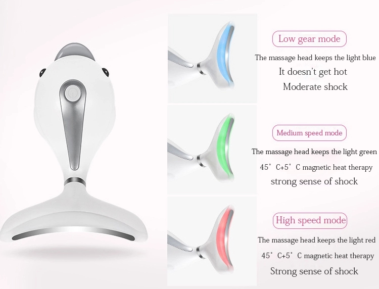 Skin Tightening Neck Face Lift V-Shaped Firming Heat Anti Aging Wrinkle Facial Massager Beauty Toning Devices