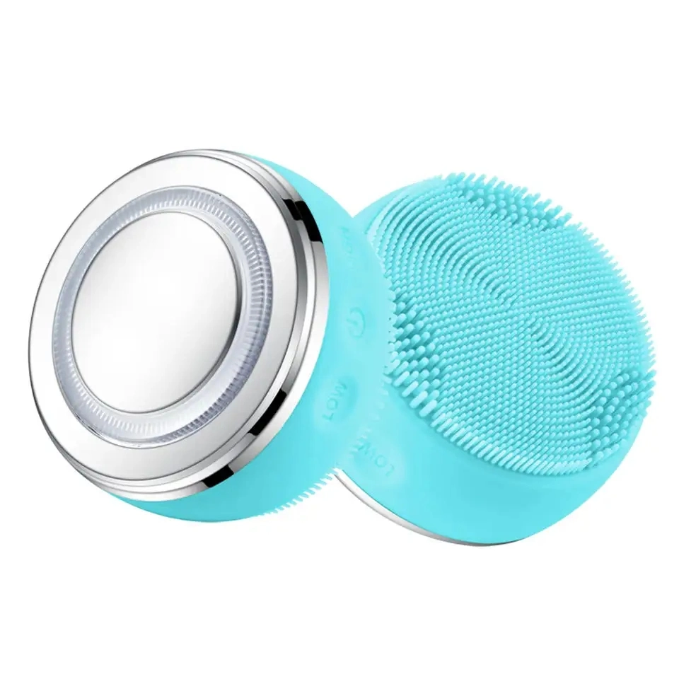 Smart Silicone Anti-Aging Massage Brush Waterproof Facial Cleaning Skin Rejuvenation Cleansing Device