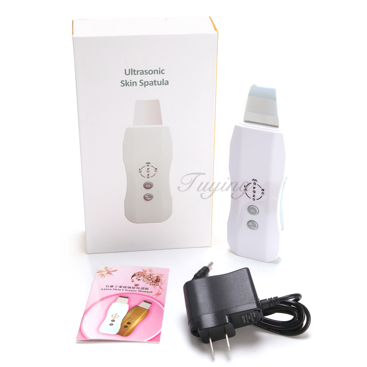 Skin Rejuvenation EMS Ultrasonic Ion Skin Scrubber for Face Cleaning