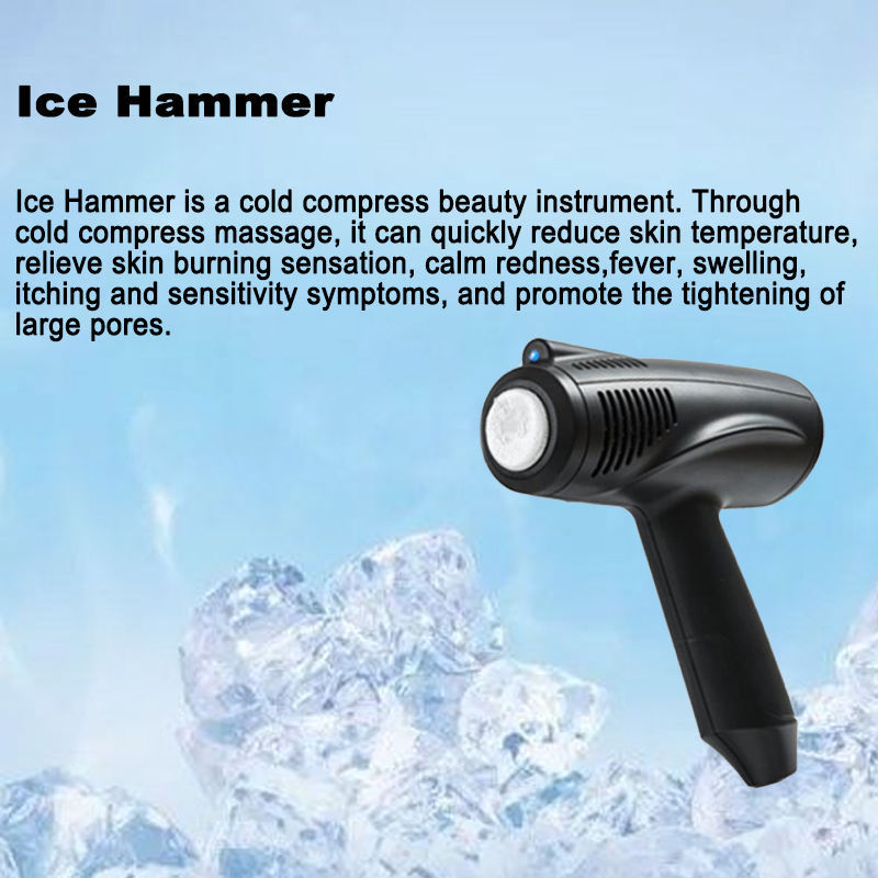 Advanced Bubble Feishuttle Facial Device with Seyo Hydra Glow &amp; Ice Hammer - 3-in-1 Skin Care System for All Skin Types