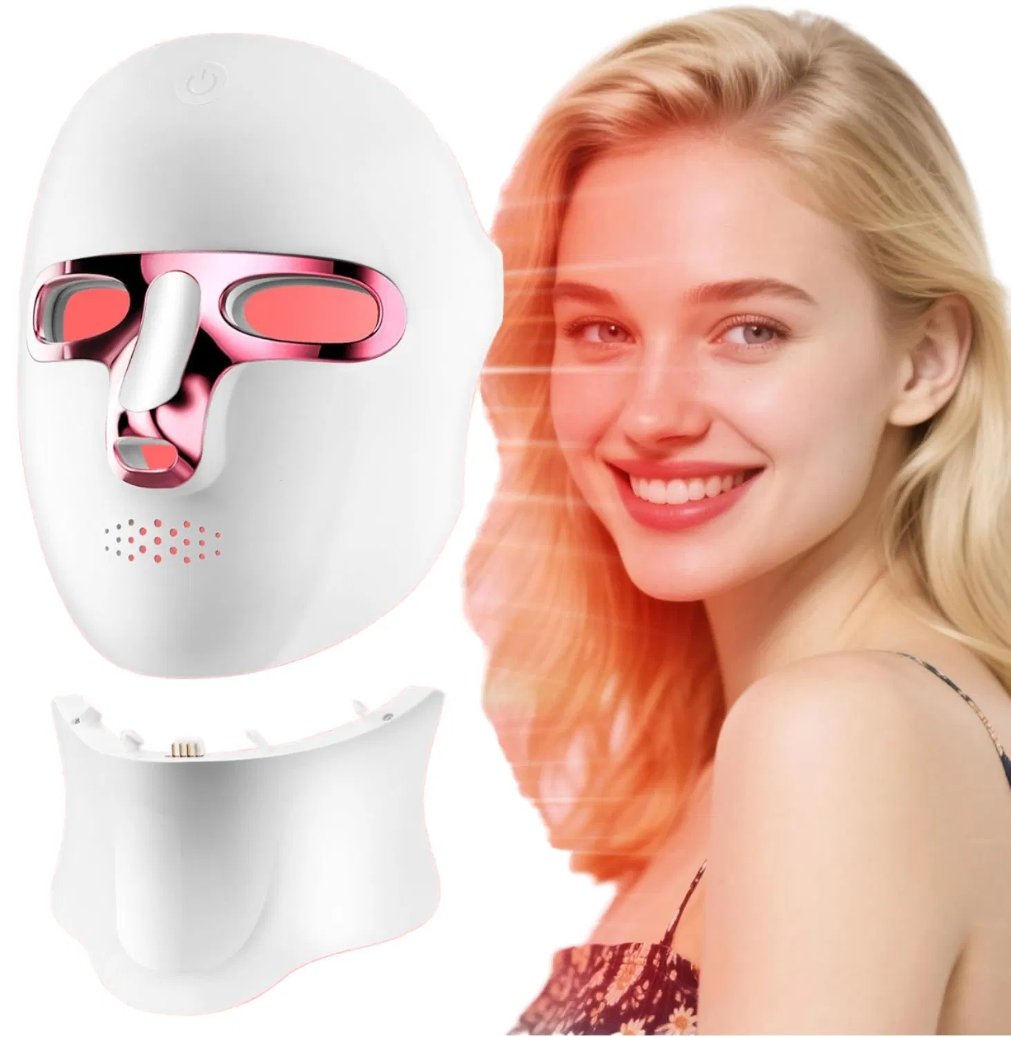 Professional PDT LED Light Therapy Facial Mask Anti-Aging Skin Rejuvenation Acne Treatment Beauty Device
