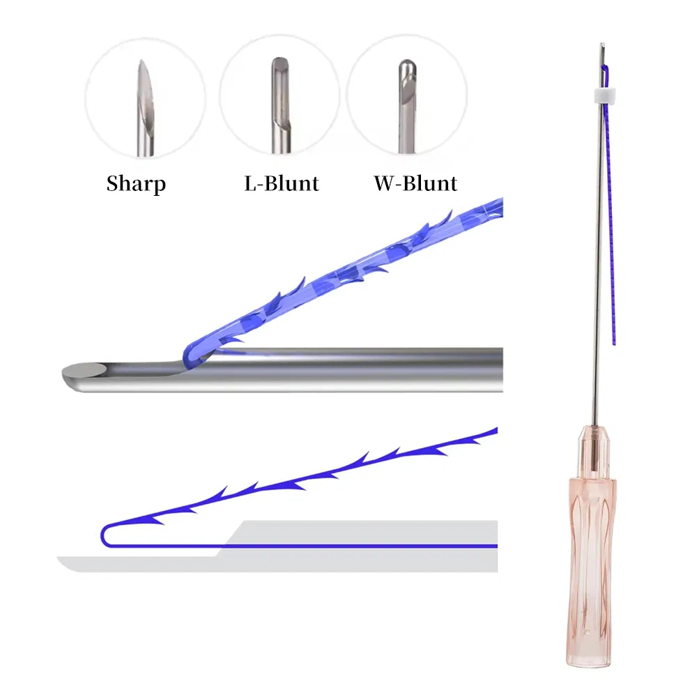 Wholesale Pdo 3D Cog Thread Lifting 18g Korean Anti-Aging Barbed Face Lifting Hilos Tensores Absorbable Beauty Personal Care