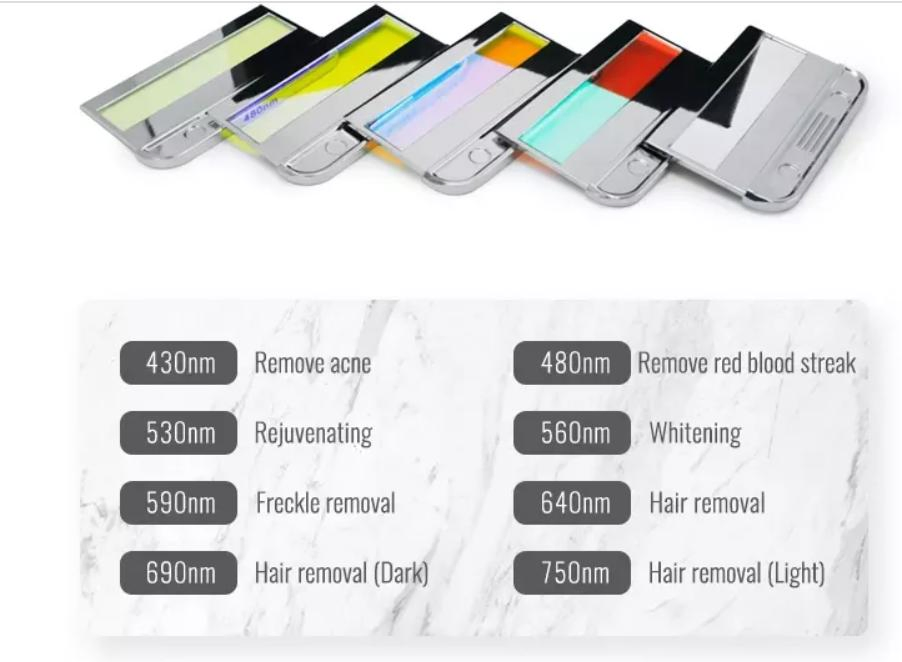 IPL+RF+ND YAG+Diode Laser 808 Alexandrite Diode Laser Hair Removal Multifunction Beauty Device