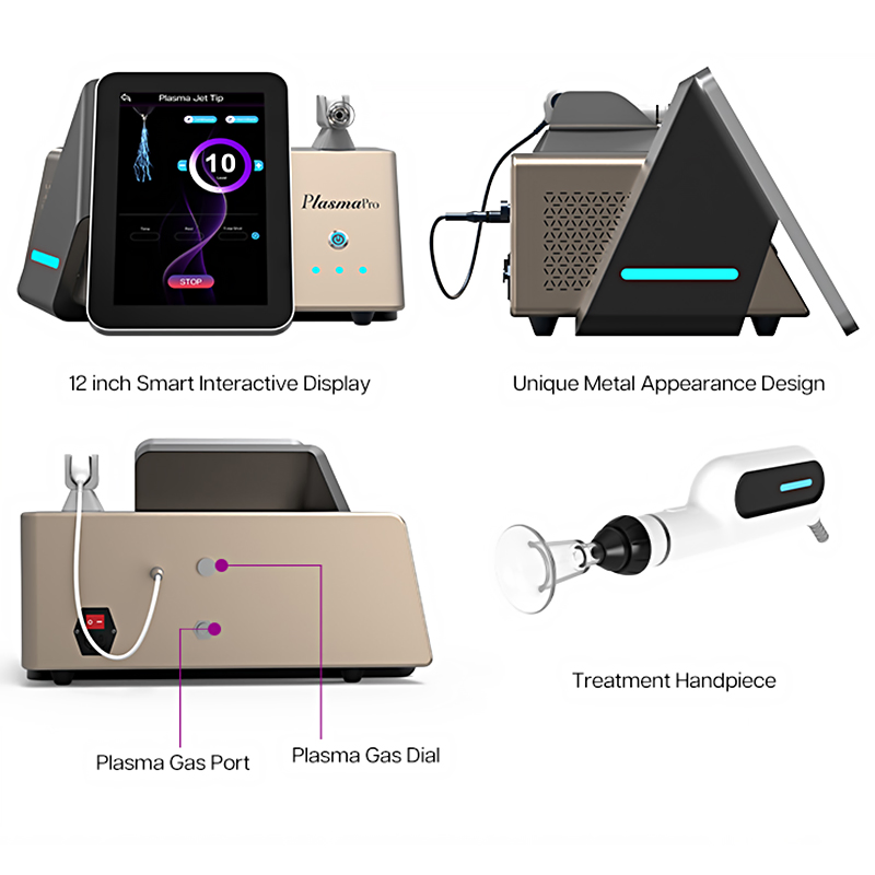 Professional Portable Beauty Equipmentfusion 11 in 1 Cold Plasma Machine Facial Device for Scar Removal Skin Rejuvenation Anti-Aging Collagen