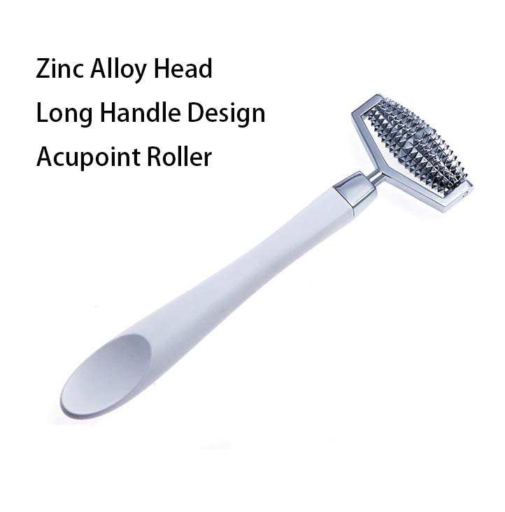 Neck Jawline Sculpting Tool Skin Care Wand Skin Lifting Firming Metal ABS Acupuncture Facial Roller