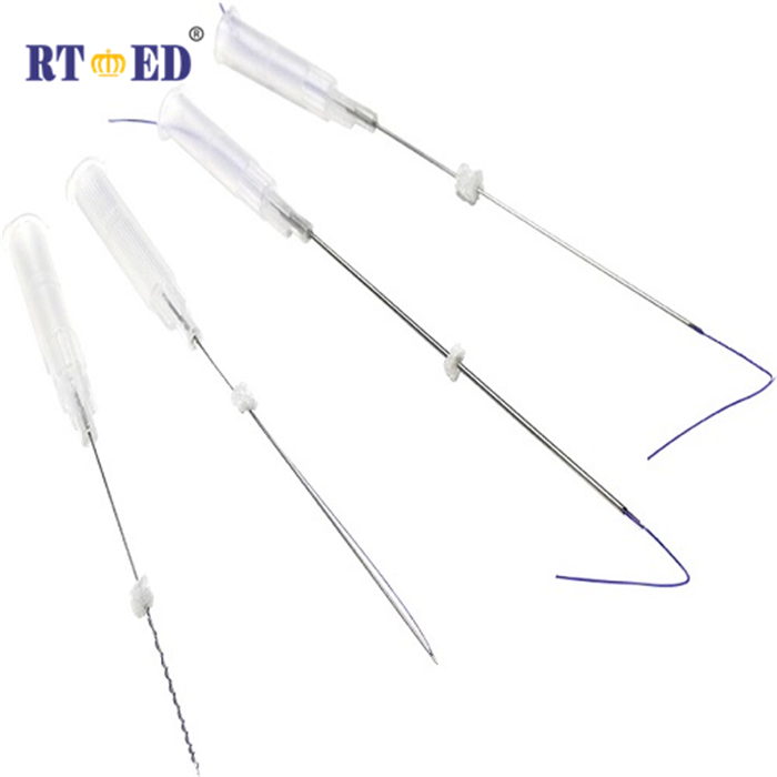 Pdo Mono Thread Lifting with Sharp Needle for Face and Body